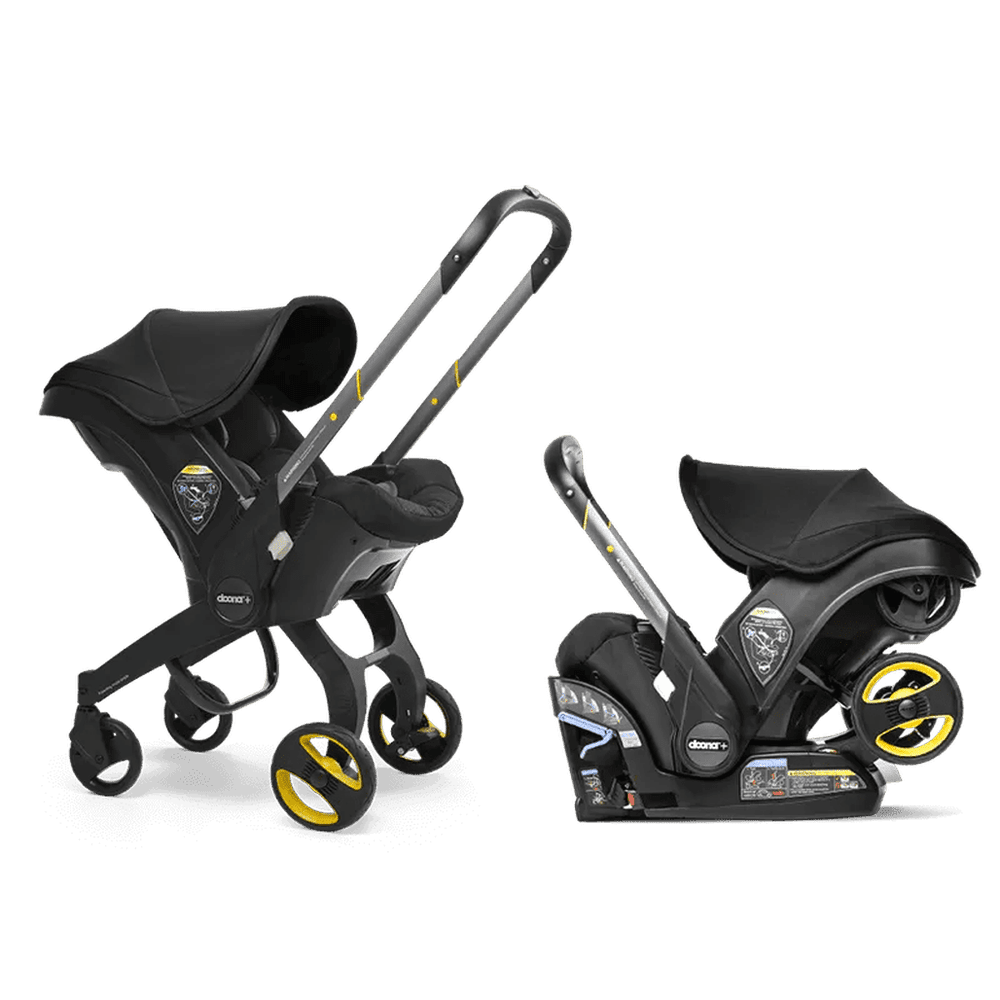 Doona Nitro Black Infant Car Seat/Stroller with Base