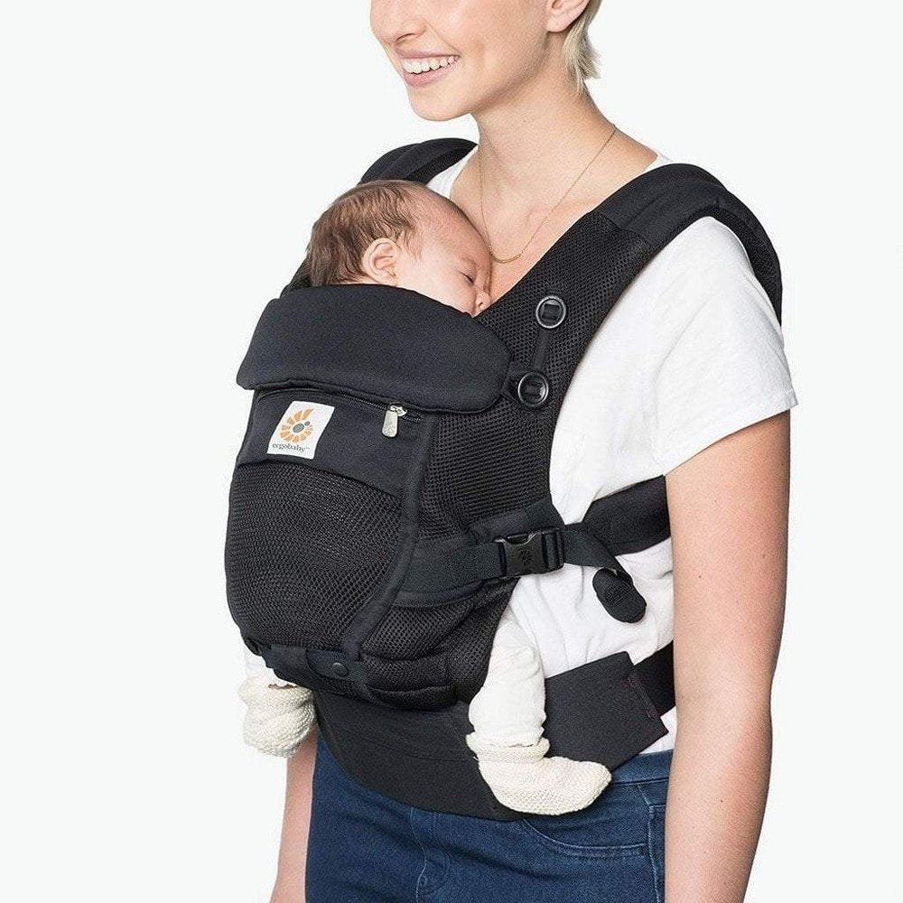 Ergo Baby Adapt Cool Air Mesh Infant Carrier Onyx Black