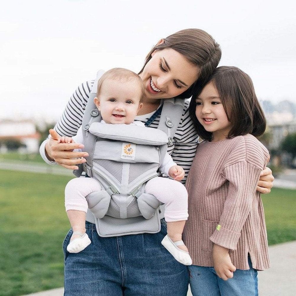 Ergobaby 360 All Position Omni Baby Carrier Cool Air Mesh Pearl Grey