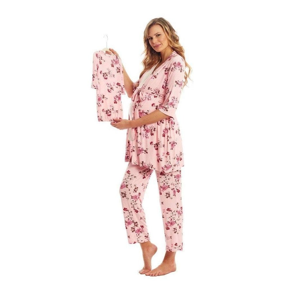 Everly Grey 5 Piece Maternity Loungewear Set Blossom