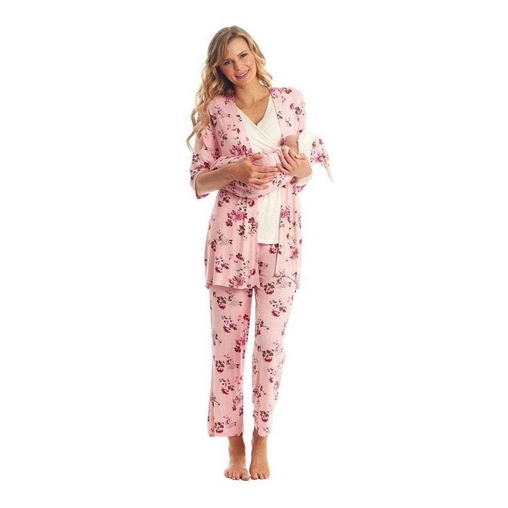 Everly Grey 5 Piece Maternity Loungewear Set Blossom