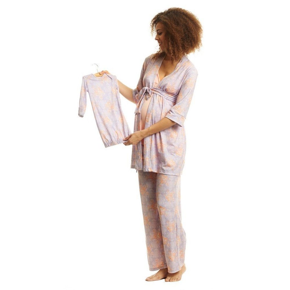 Everly Grey Analise 5-Piece Maternity Loungewear Boho