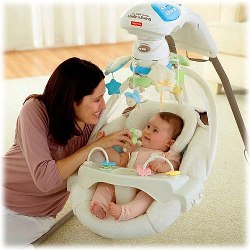 Fisher-Price My Little Lamb Cradle Swing