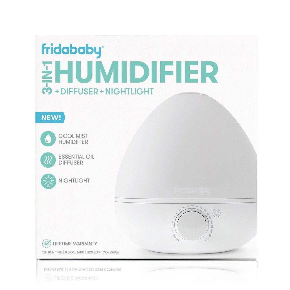 Frida Baby Humidifier BreatheFrida 3 in 1 Humidifier, Diffuser, and Nightlight