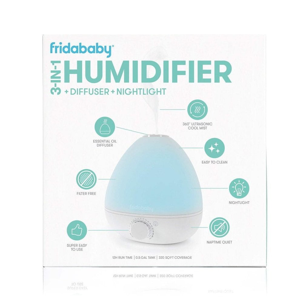 Frida Baby Humidifier BreatheFrida 3 in 1 Humidifier, Diffuser, and Nightlight