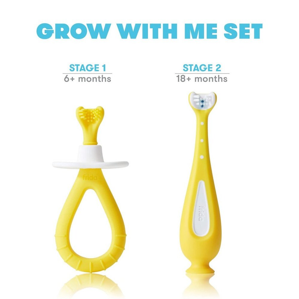Frida Baby Baby Care Frida Baby Grow With Me Toothbrush Set