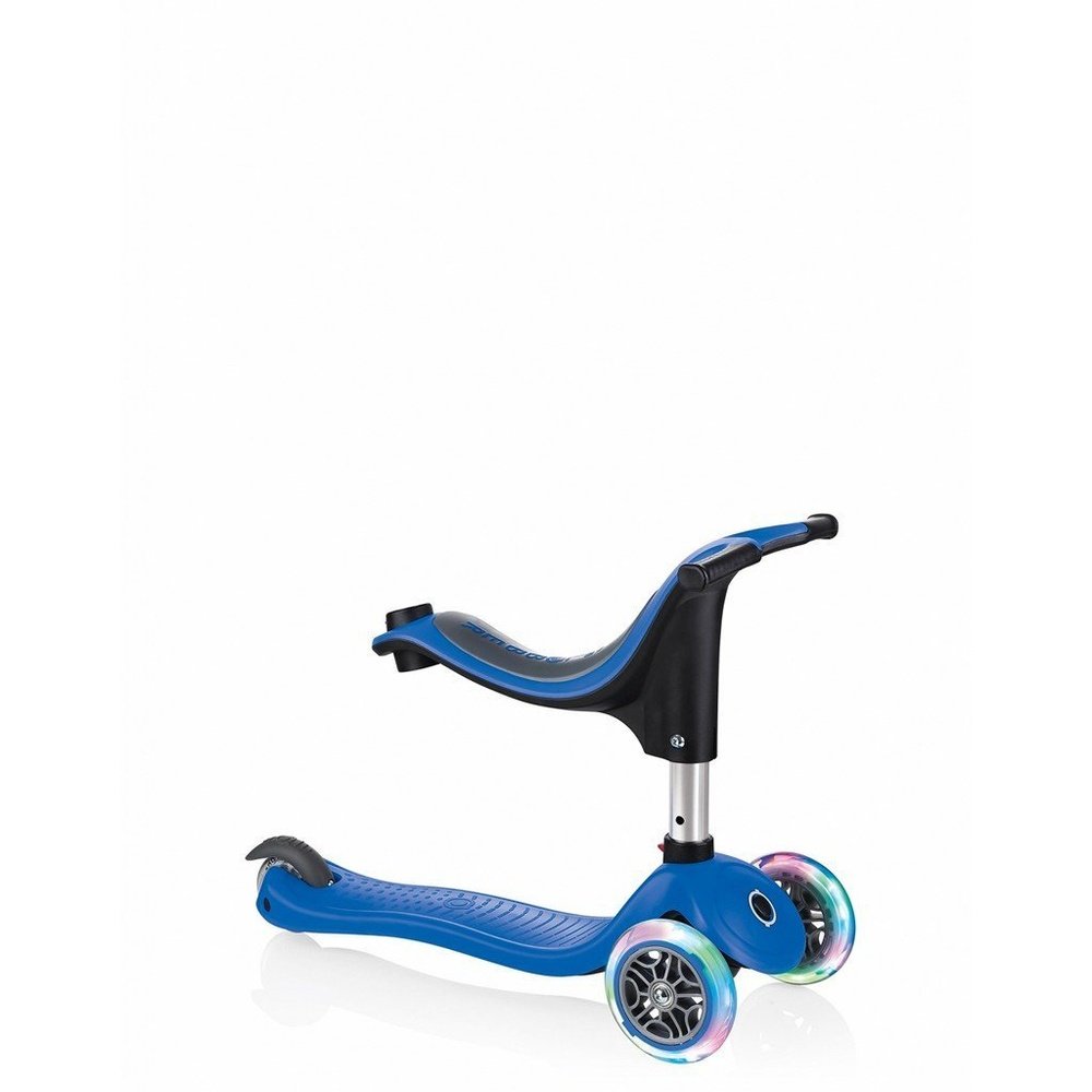 Globber Evo 4 IN 1 Lights Scooter Navy Blue