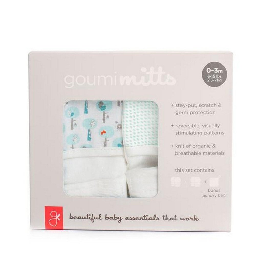 GoumikidsGoumikids Mitts 2 Pack Goumi Giving plus Drops GreyBabysupermarket