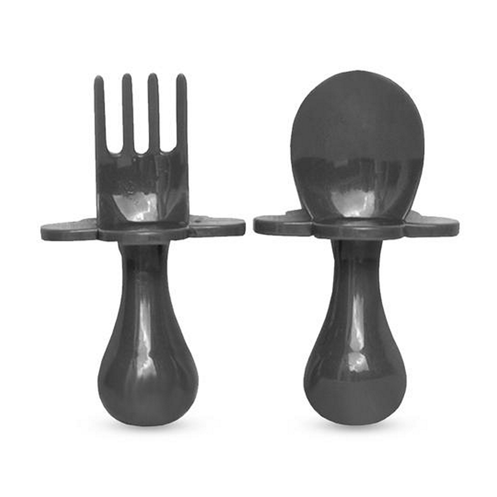 Grabease First Self Feeding Fork and Spoon Set – Babysupermarket