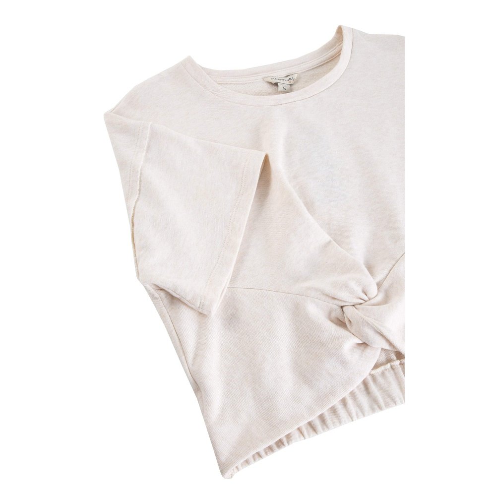 Habitual Girl Oatmeal Riley Twist Top