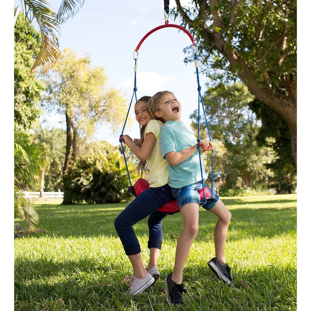 Hearth Song 2-in-1 BungeeBounce Swing with Hanging Rings