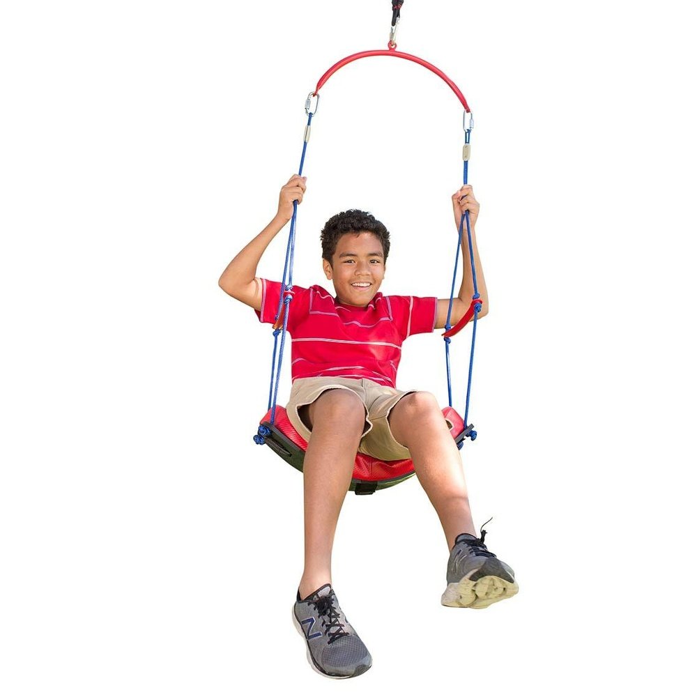 Hearth Song 2-in-1 BungeeBounce Swing with Hanging Rings