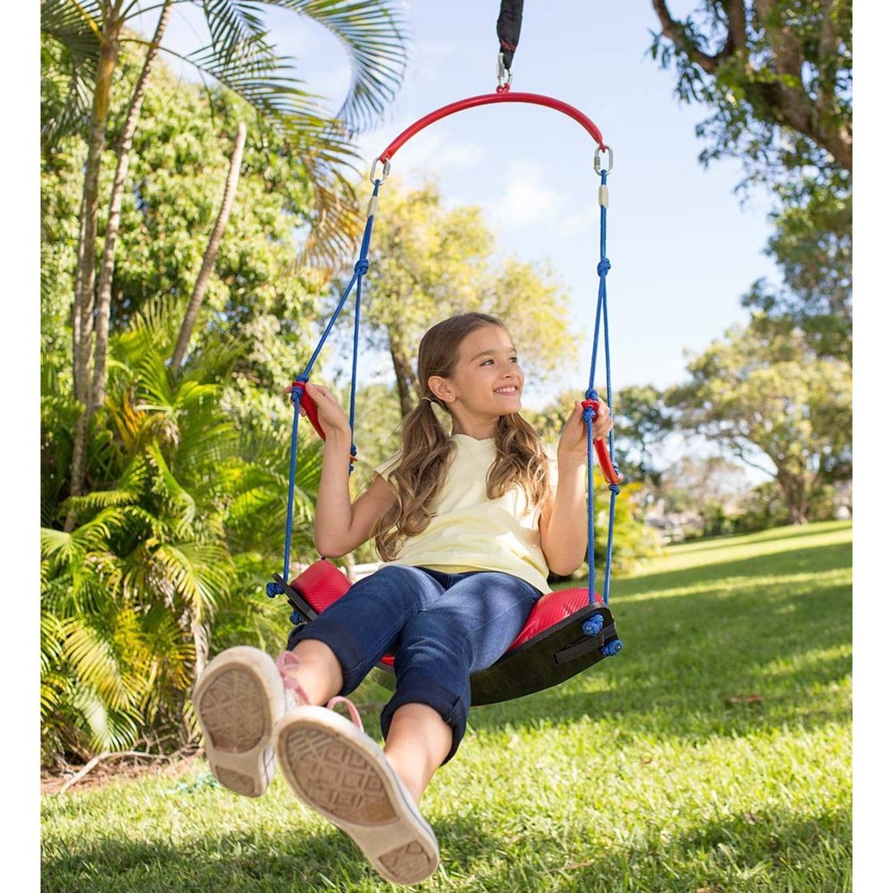 Hearth Song 2-in-1 BungeeBounce Swing with Hanging Rings