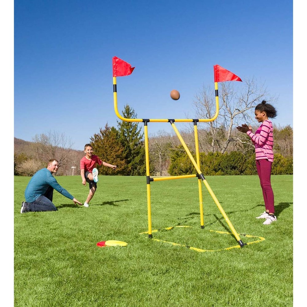 Hearth Song Football and Disc Target Kick 'n Toss Set
