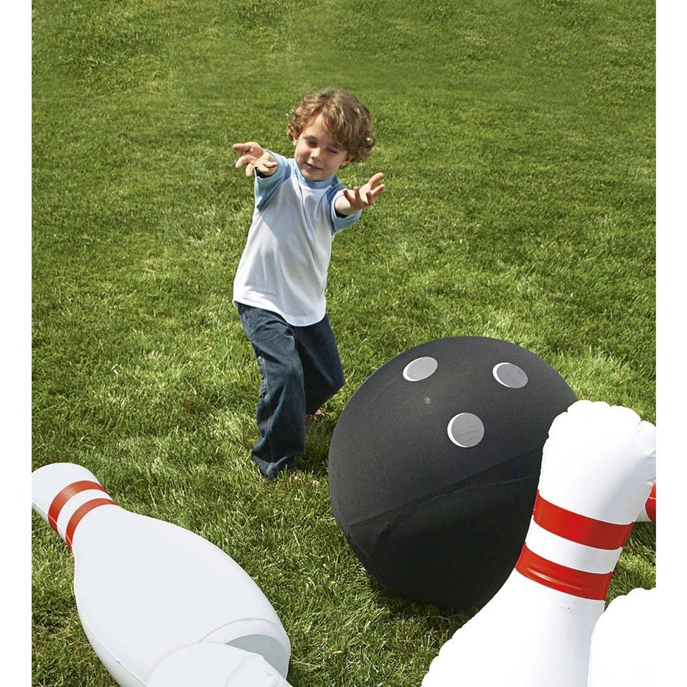 Hearth Song Giant Inflatable Bowling Game