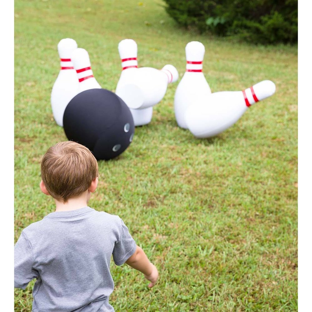 Hearth Song Giant Inflatable Bowling Game