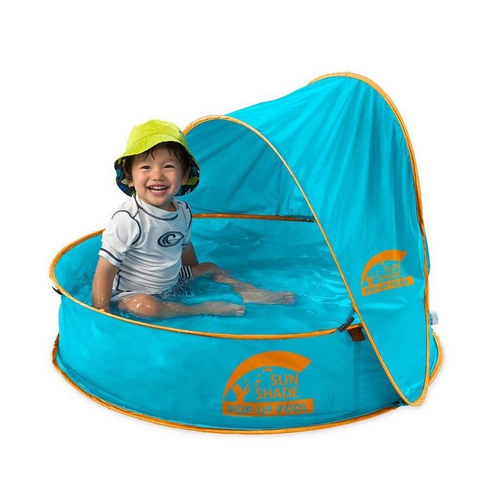 Hearth Song Kids SunShade® Pop-Up Pool - Blue