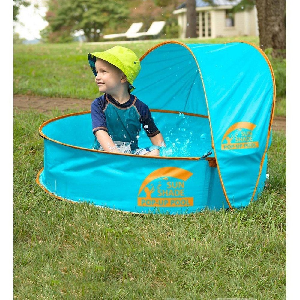 Hearth Song Kids SunShade® Pop-Up Pool - Blue