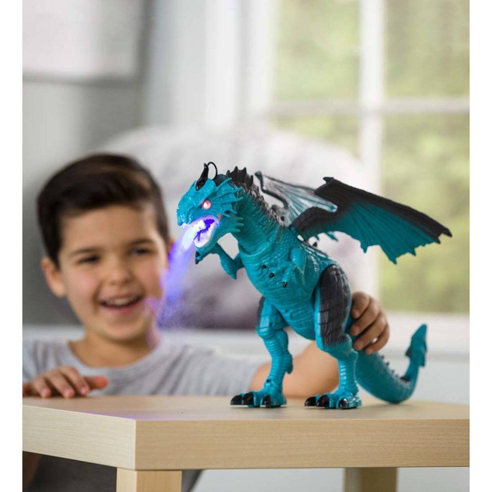 Hearth Song Steam-Breathing Dragon - Blue