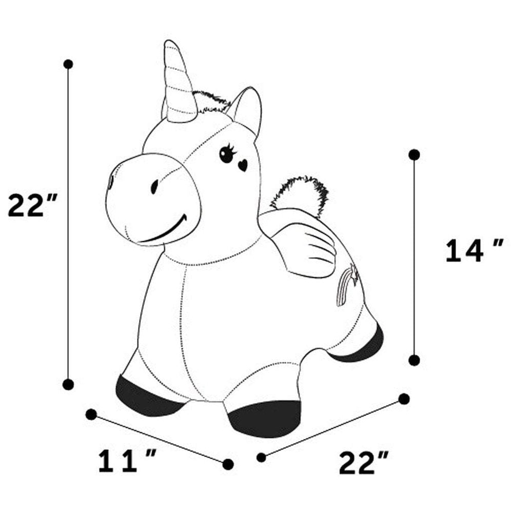 I Play I Learn Unicorn Hopper Ride on Inflatable