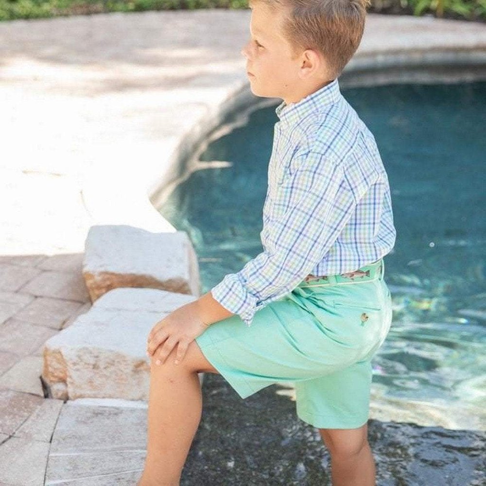 J Bailey Boys Pete Short Aloe Twill babysupermarket