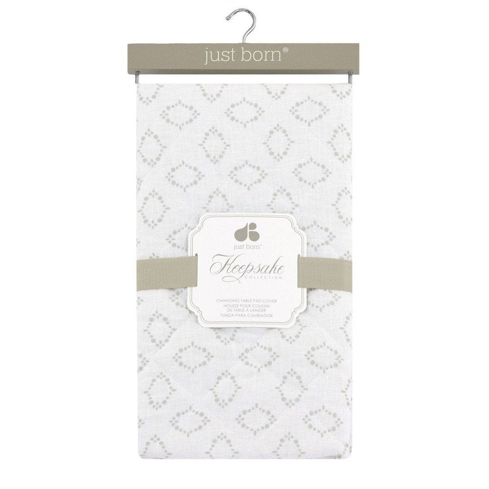 Just Born Keepsake Collection Quilted Changing Pad Cover