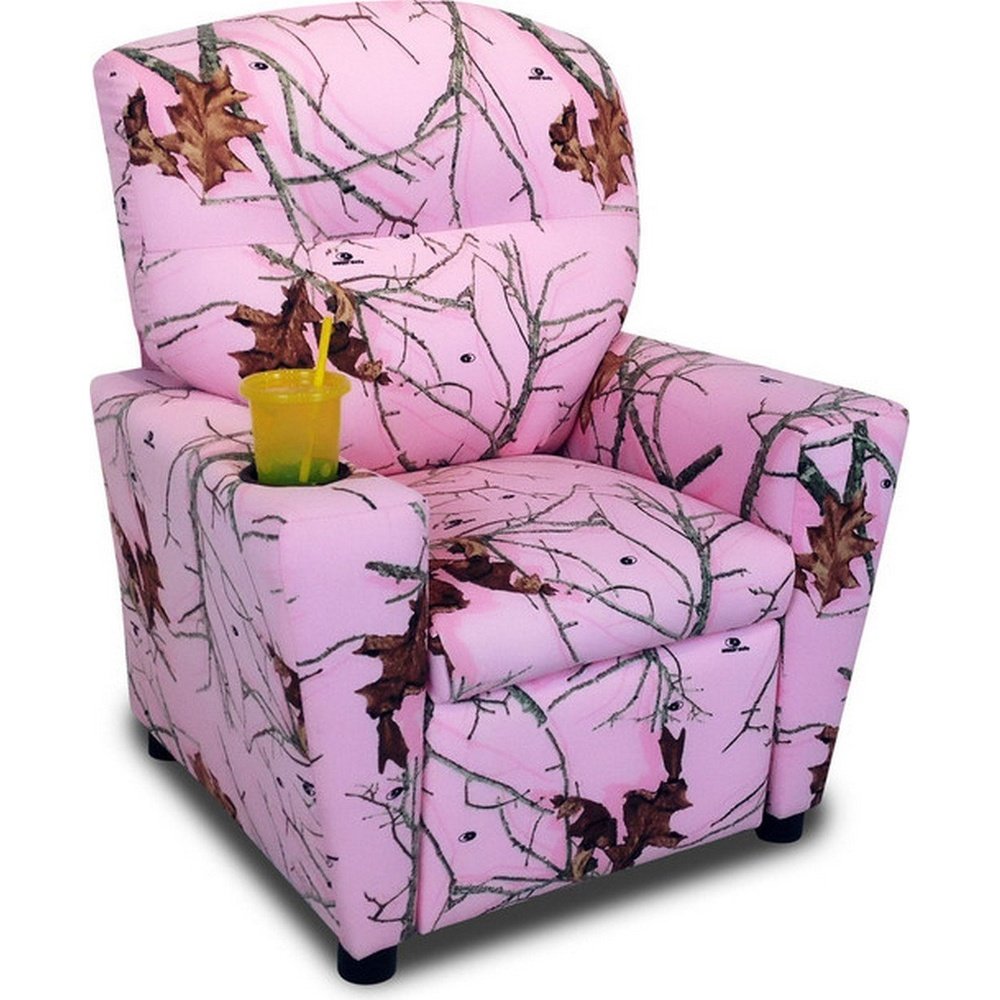 Kangaroo Trading Child Recliner Mossy Oak Lifestyle Pink