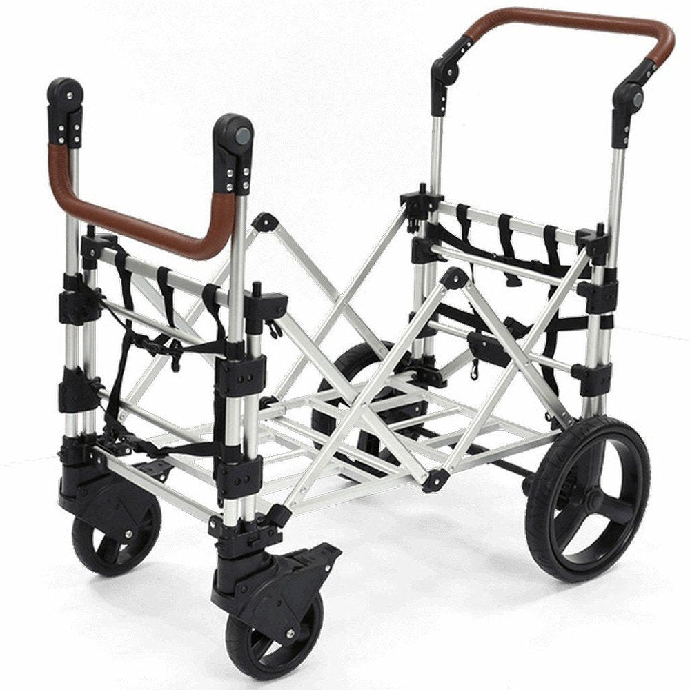 Keenz 7S Premium Stroller Wagon Includes Cooler Bag & Cup Holder Black