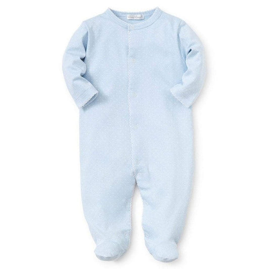 Kissy Kissy Dot Print Preemie, Newborn, or Infant Footie