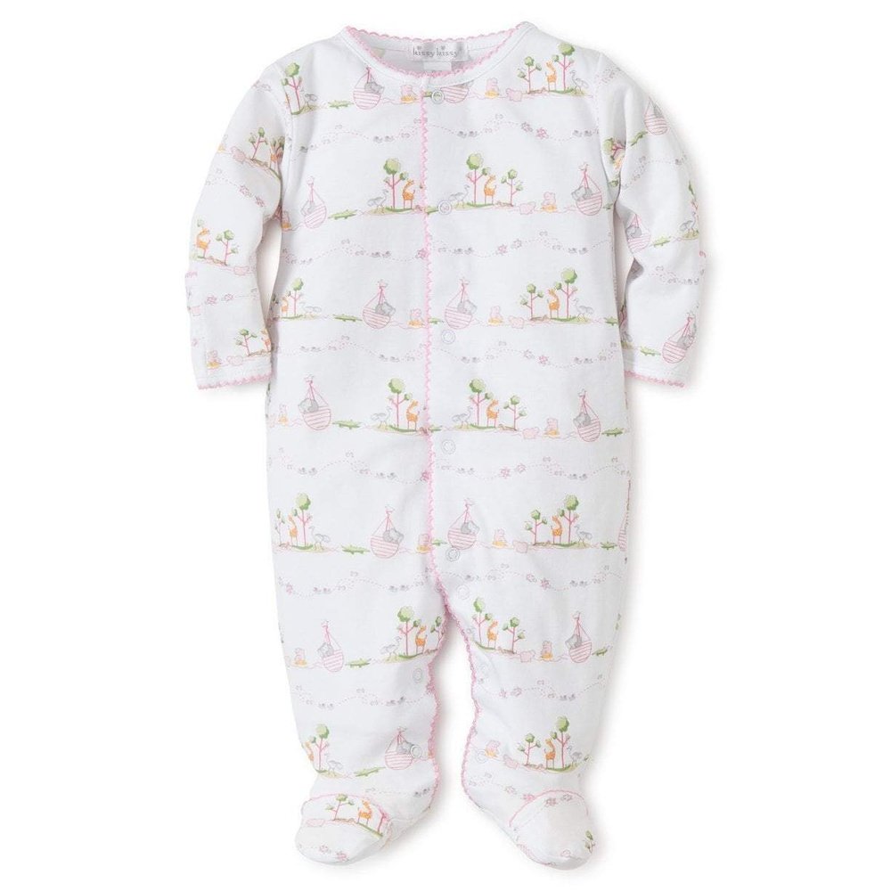 Kissy Kissy Noah's Footie Pink