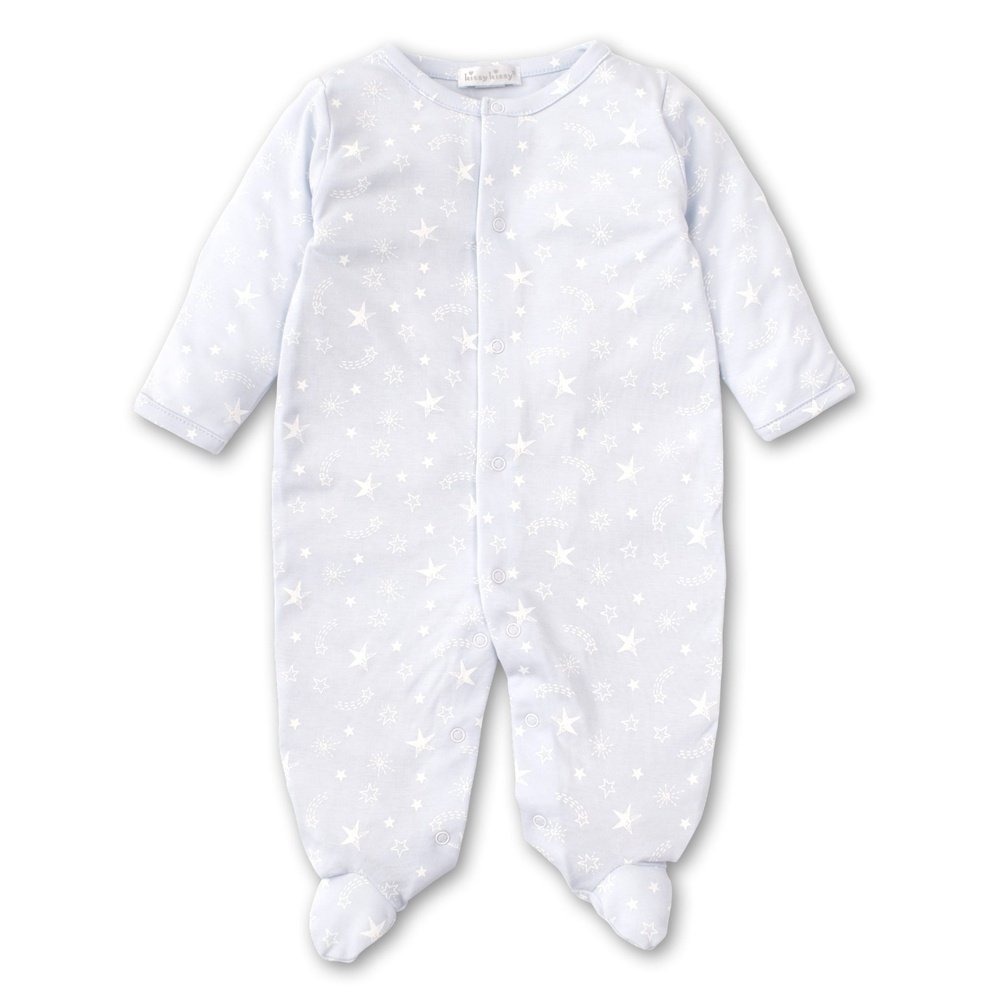 Kissy KissyKissy Kissy Starry Sky Footie Light BlueBabysupermarket