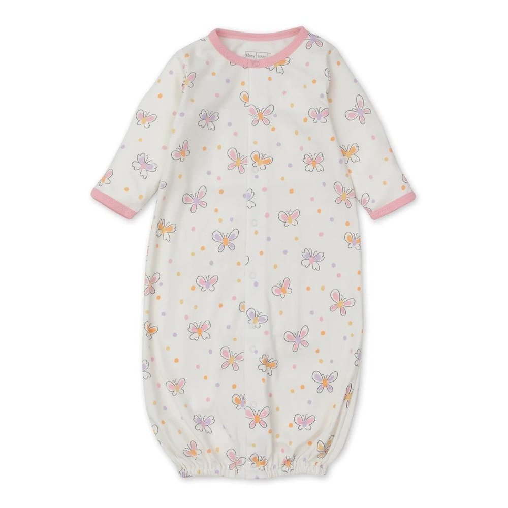 Kissy Kissy Apparel Newborn / Pink Kissy Love Butterfly Bliss Convertible Gown