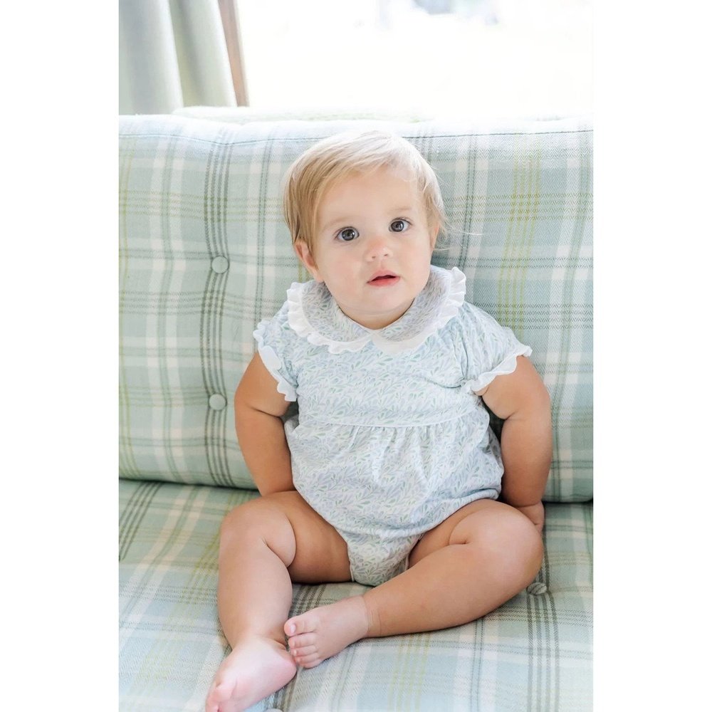 Lila & Hayes Apparel Lila + Hayes Council Girls Pima Cotton Bubble Pastel Blooms