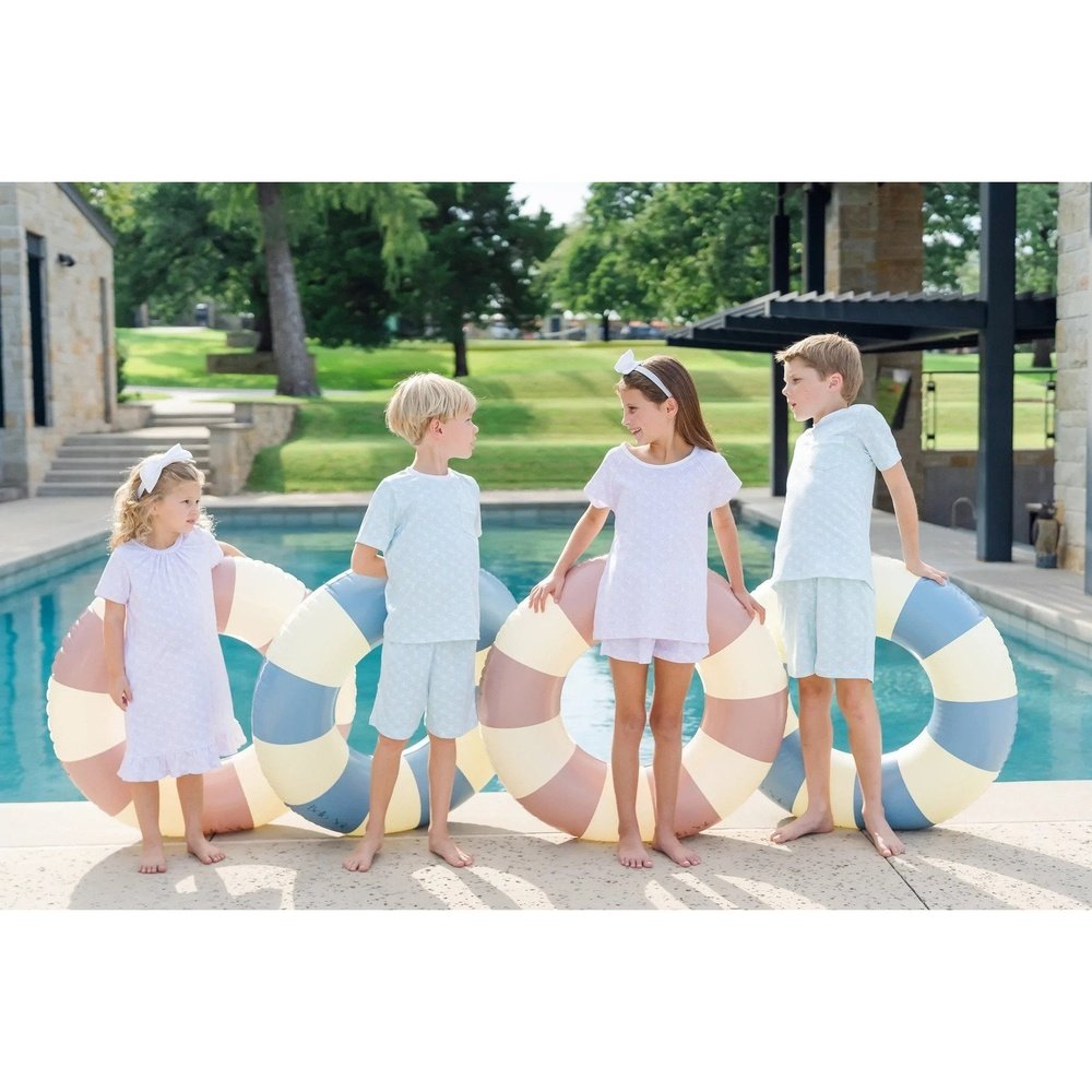 Lila & Hayes Apparel Lila + Hayes Emery Girls Pima Cotton Set Stars by the Sea