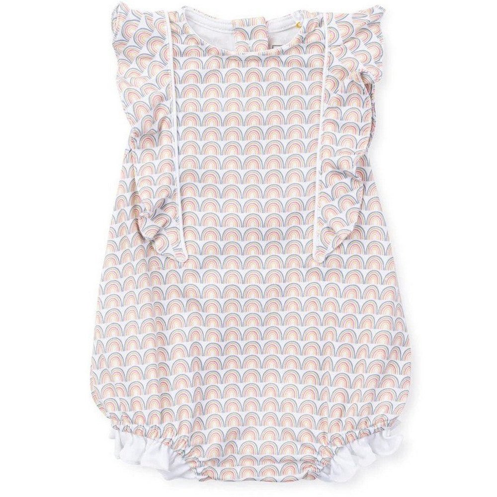 Lila + Hayes Mae Girls Pima Cotton Bubble Over the Rainbow