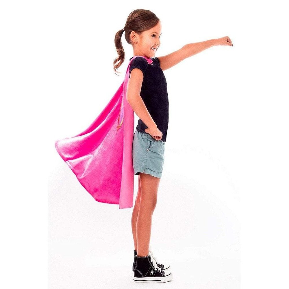 Little Adventures Pink Hero Cape & Mask Set