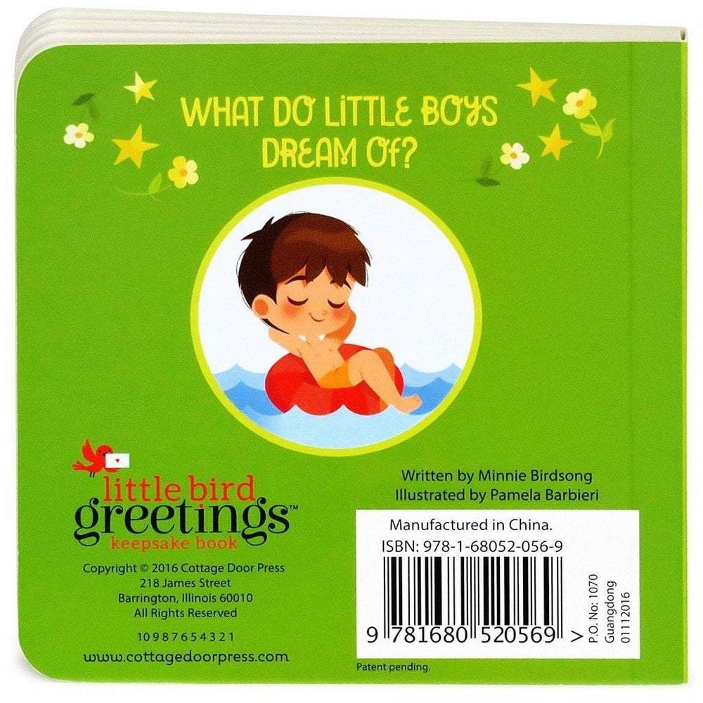 Little Bird Greetings Keepsake Book Little Boys