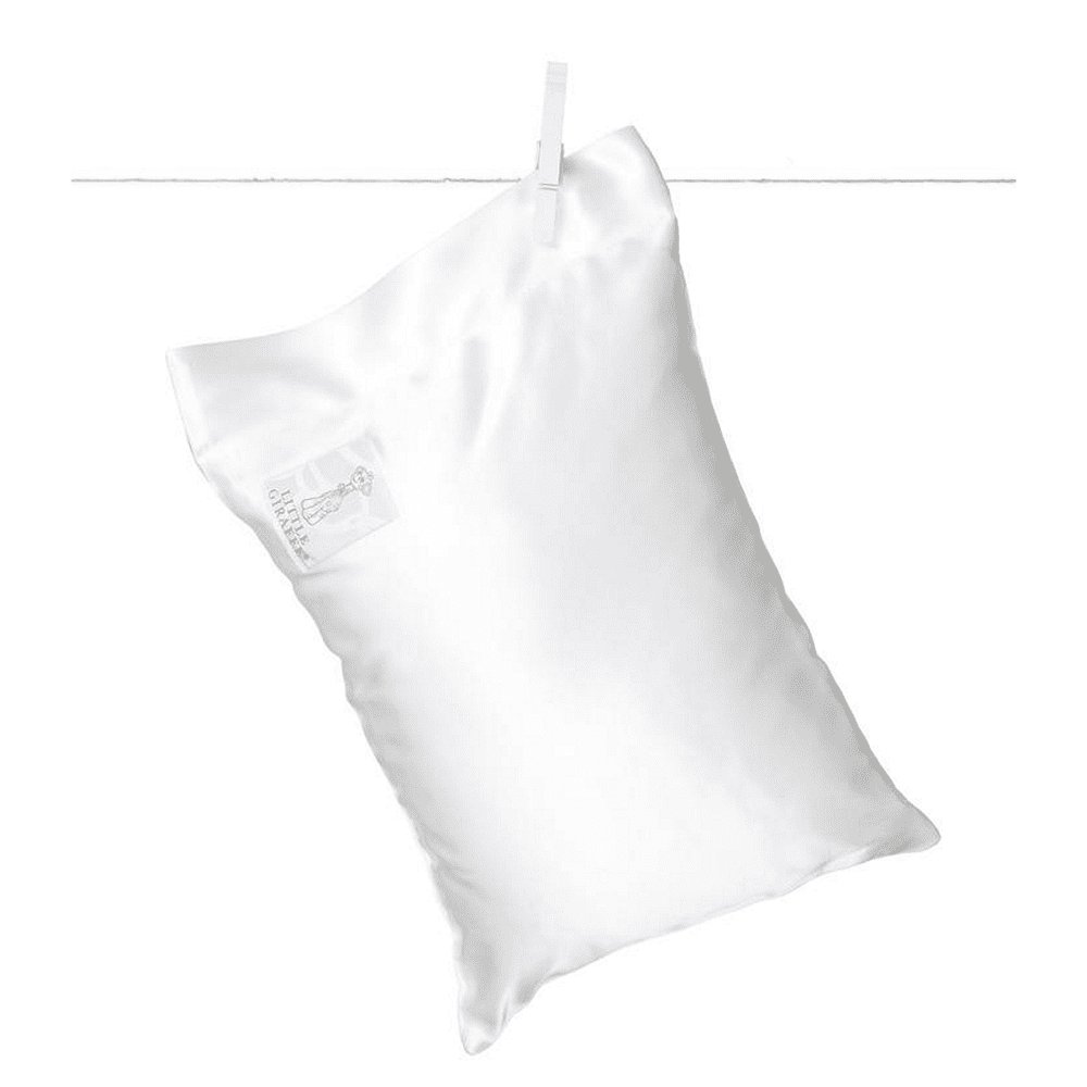 Little GiraffeLittle Giraffe Satin Nap Pillow WhiteBabysupermarket