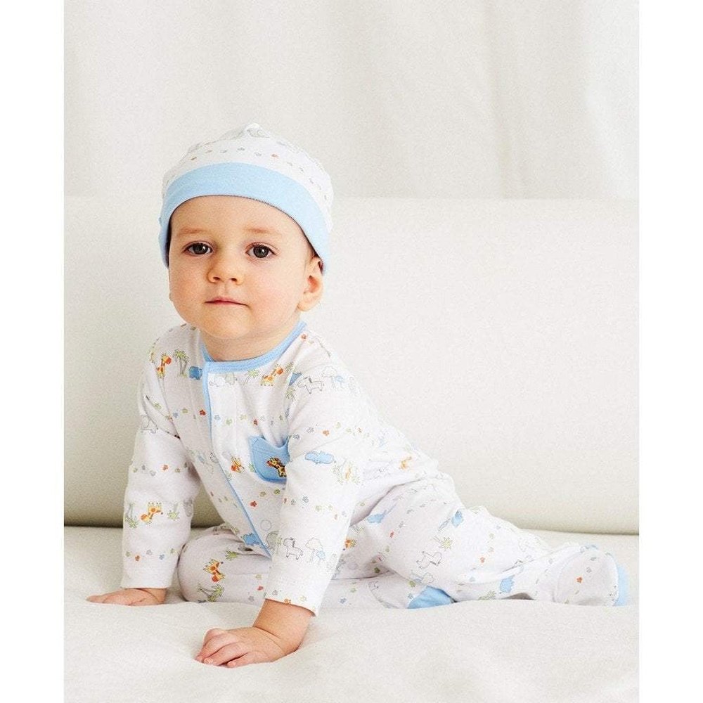 Little Me Fun Safari Infant Baby Footie with Hat