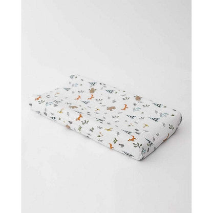 Little Unicorn Cotton Muslin Changing Pad Cover Forest Friends