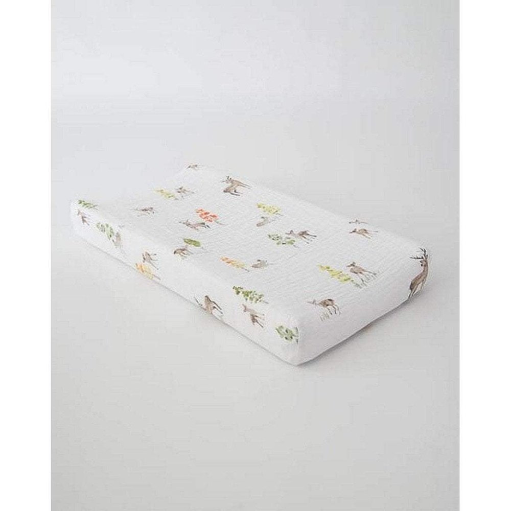Little UnicornLittle Unicorn Cotton Muslin Changing Pad Cover Oh DeerBabysupermarket