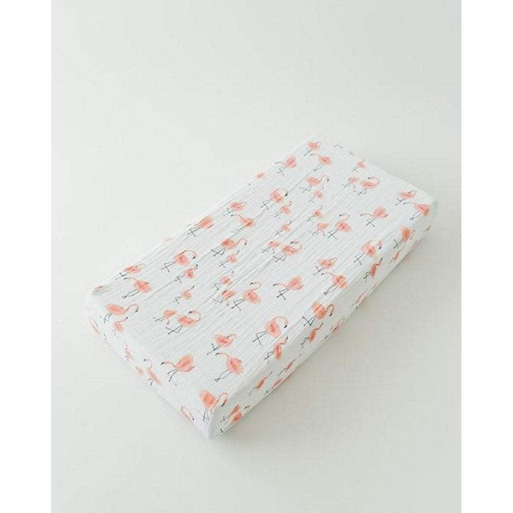 Little UnicornLittle Unicorn Cotton Muslin Changing Pad Cover Pink LadiesBabysupermarket