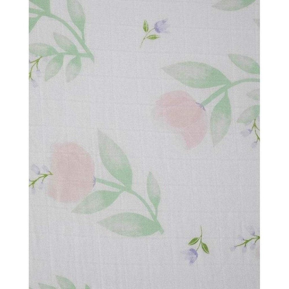 Little UnicornLittle Unicorn Cotton Muslin Crib Sheet Pink PeonyBabysupermarket