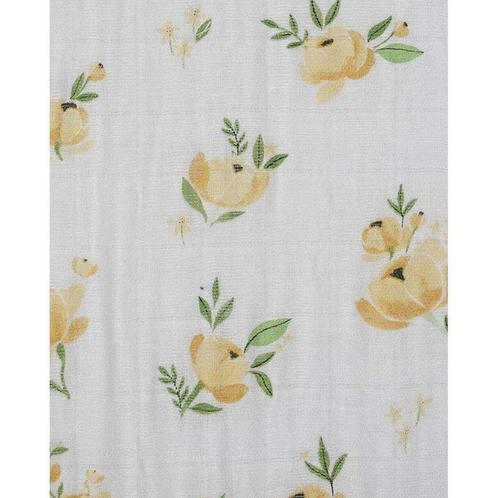 Little UnicornLittle Unicorn Cotton Muslin Crib Sheet Yellow RoseBabysupermarket