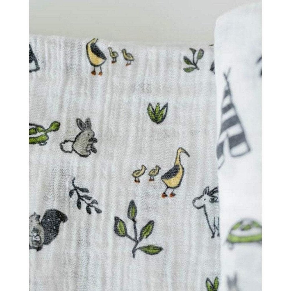 Little UnicornLittle Unicorn Cotton Muslin Swaddle Blanket Forest FriendsBabysupermarket