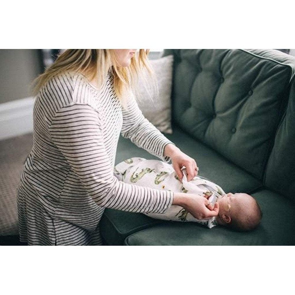 Little Unicorn Cotton Muslin Swaddle Blanket Gators