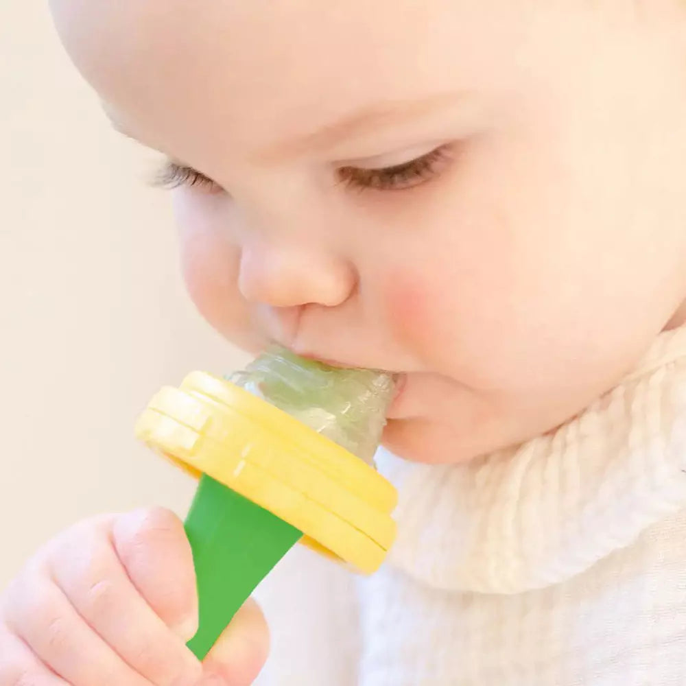 Lollaland 2-in-1 Solid Food Feeder + Cactus Teether