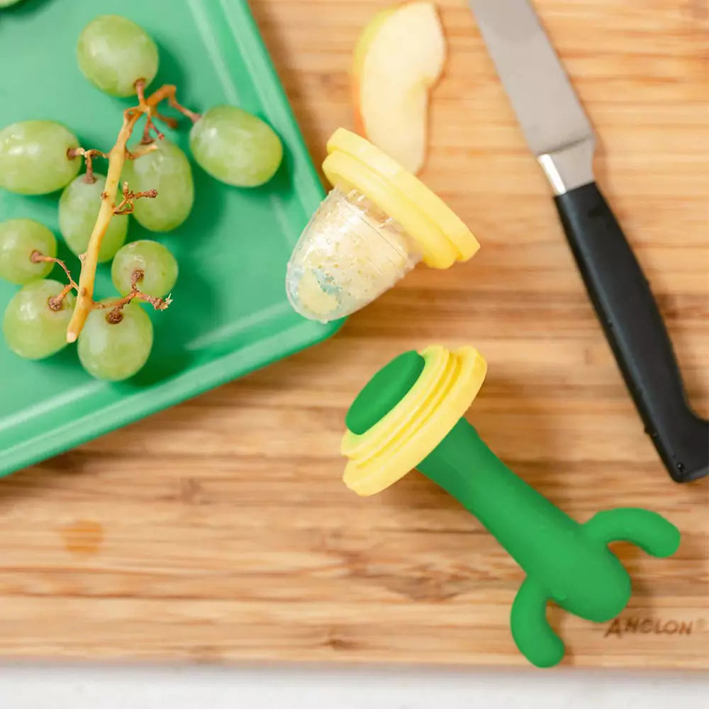 Lollaland 2-in-1 Solid Food Feeder + Cactus Teether