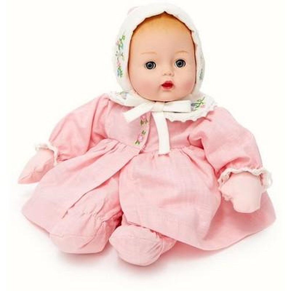 madame alexander doll pink dress Madame Alexander "renoir" Doll: 14" Portrait Child, Pink Dress & Bonnet