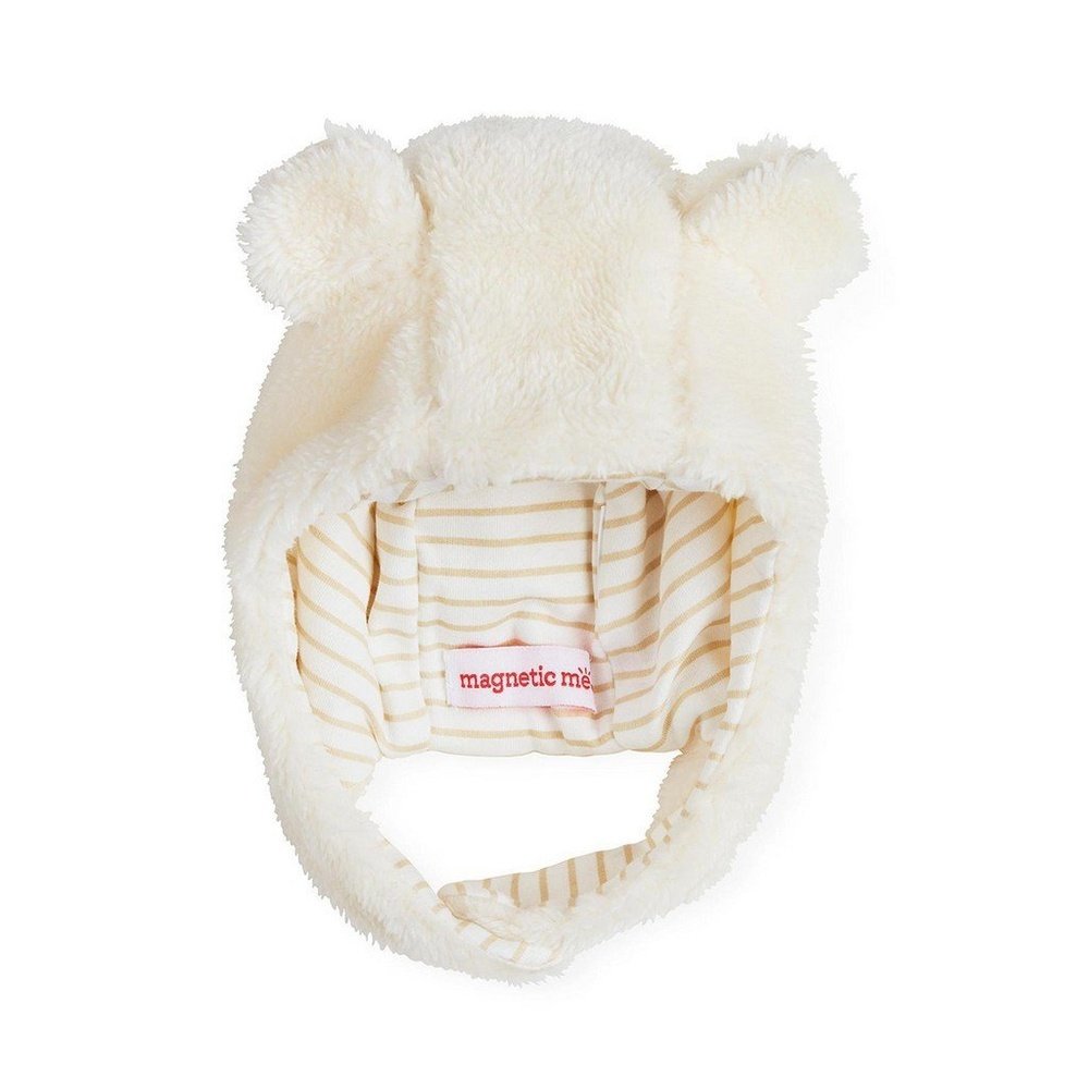 Magnetic Me Stripe Egret So Soft Minky Magnetic Hat
